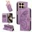 Mobigear Butterfly Xiaomi 15T Pro Étui Portefeuille - Violet