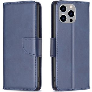 Mobigear Excellent Housse iPhone 15 Pro Max Etui Porte-Monnaie - Bleu