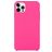 Mobigear Rubber Touch Coque iPhone 15 Pro Max Coque arrière en Silicone - Magenta