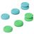 Mobigear Thumbgrip Capuchons de Joystick pour Nintendo Switch Pro / PS4 / PS5 - Bleu / Vert (Lot de 6)