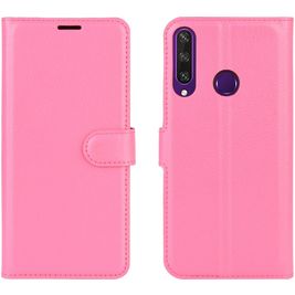 Mobigear Classic Housse Huawei Y6p Etui Porte-Monnaie - Magenta