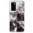 Mobigear Marble Coque Huawei P40 Coque arrière en TPU Souple - Noir / Blanc