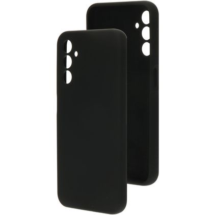 Mobiparts Coque Samsung Galaxy A14 Coque arrière en Silicone - Noir