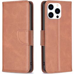 Mobigear Excellent iPhone 15 Pro Étui Portefeuille - Marron