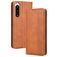 Mobigear Sensation Housse Sony Xperia 5 IV Etui Porte-Monnaie - Marron