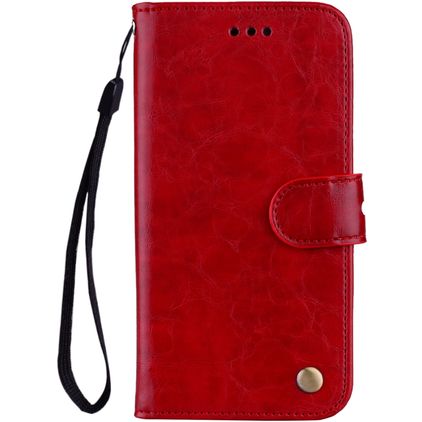 Mobigear Wallet Housse Samsung Galaxy A70 Etui Porte-Monnaie - Rouge