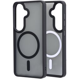 Mobiparts Hardcover Coque Samsung Galaxy S26 MagSafe Coque arrière Rigide - Satin Black