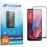 Mobigear Premium Motorola Moto G04 Verre trempé Protection d'écran - Compatible Coque - Noir (Lot de 3)