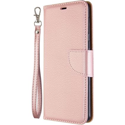 Mobigear Excellent Housse Samsung Galaxy A21 Etui Porte-Monnaie - Rose doré