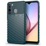 Mobigear Groove Coque Samsung Galaxy A21 Coque arrière en TPU Souple - Vert