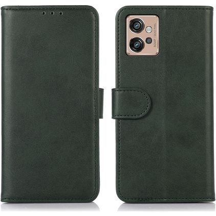 Mobigear Wallet Motorola Moto G32 Étui Portefeuille - Vert