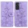 Mobigear Clover Housse Samsung Galaxy M55 Etui Porte-Monnaie - Violet