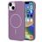 Mobiparts Slim Line Coque iPhone 14 MagSafe Coque arrière Rigide - Imperial Purple