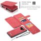 Caseme 007 Housse Samsung Galaxy Note 9 Etui avec Coque Détachable Porte-Monnaie - Rouge