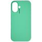 Nudient Base Coque iPhone 16 Plus Coque arrière en Silicone - Mint Green