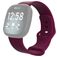 Mobigear Sport Dual Bracelet Silicone Fitbit Sense Fermeture à clou et passant - Rouge