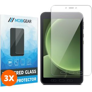 Mobigear Samsung Galaxy Tab Active5 Verre trempé Protection d'écran - Compatible Coque (Lot de 3)