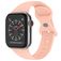 Mobigear Sport Dual Bracelet Silicone Apple Watch Fermeture à clou et passant - 49/46/45/44 mm - Rose saumon