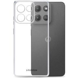 Mobilize Gelly Case Coque Transparente Motorola Moto G15 Coque arrière en TPU Souple - Transparent