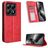 Mobigear Sensation Housse Xiaomi 14T Etui Porte-Monnaie - Rouge