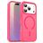 Mobigear Shockproof Coque iPhone 17 Pro MagSafe Coque arrière Rigide - Rose Red