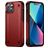 Mobigear Slim Armor iPhone 14 Plus Plastique rigide Coque arrière Antichoc - Rouge