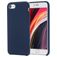 Mobigear Rubber Touch Coque iPhone SE (2022) Coque arrière en Silicone - Dark Blue