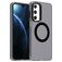 Mobigear Shockproof Samsung Galaxy A16 MagSafe Plastique rigide Coque arrière - Noir
