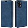 Mobigear Retro Slim Housse Motorola Moto E13 Etui Porte-Monnaie - Dark Blue
