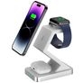 Mobigear MagStation 3in1 Station de recharge MagSafe 15W - Blanc