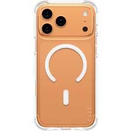 CARE by PanzerGlass Fashionable Coque Transparente iPhone 17 Pro Max MagSafe Coque arrière en Silicone - Transparent