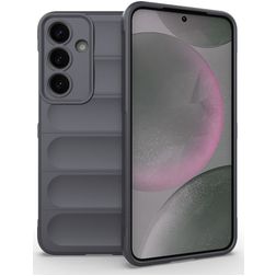 Mobigear Bumpy Coque Samsung Galaxy S25 Plus Coque arrière en TPU Souple - Gris
