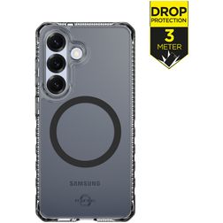 ITSKINS Level 2 HybridMagClear R Coque Samsung Galaxy S26 MagSafe Coque arrière Rigide Anti-Chocs - Smoke
