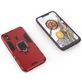 Mobigear Armor Ring Coque Xiaomi Mi 8 Coque arrière Rigide Anti-Chocs avec Anneau-Support - Rouge