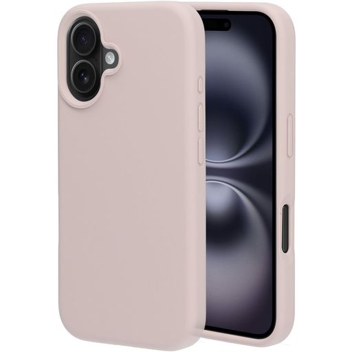 Mobiparts Coque iPhone 16 Coque arrière en Silicone - Soft Salmon