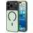 Mobiparts Hardcover iPhone 17 Pro Max MagSafe Plastique rigide Coque arrière - Satin Green