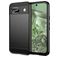 Mobigear Brushed Slim Coque Google Pixel 8a Coque arrière en TPU Souple - Noir