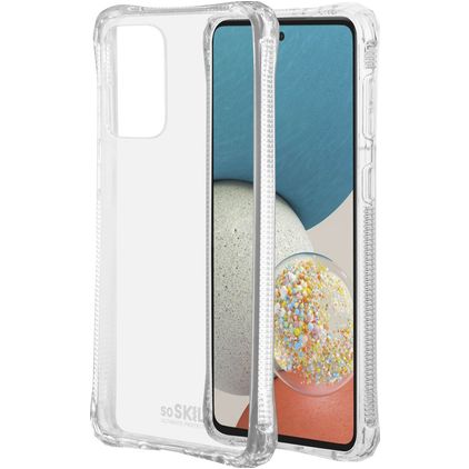 SoSkild Absorb 2.0 Impact Transparent Samsung Galaxy A73 Plastique rigide Coque arrière Antichoc - Transparent