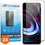 Mobigear Premium Motorola Edge (2021) Verre trempé Protection d'écran - Compatible Coque - Noir (Lot de 2)