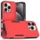 Mobigear Heavy Armor Coque iPhone 16 Pro Coque arrière Rigide Anti-Chocs - Rouge