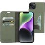 Mobiparts Classic Wallet Housse iPhone 14 Plus Etui Porte-Monnaie - Stone Green