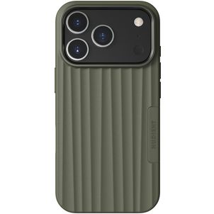 Nudient Bold Coque iPhone 17 Pro MagSafe Coque arrière Rigide - Olive Green