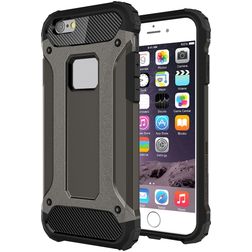 Mobigear Outdoor Coque iPhone 6s Coque arrière Rigide Anti-Chocs - Noir