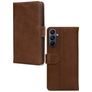 Mobilize Wallet Housse Samsung Galaxy A05s Etui en Cuir Véritable Porte-Monnaie - Marron