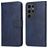 Mobigear Wallet Housse Samsung Galaxy S24 Ultra Etui Porte-Monnaie - Bleu