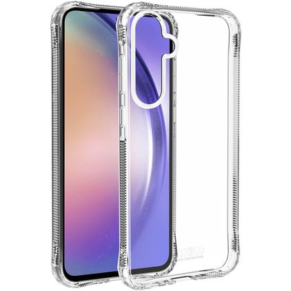 SoSkild Absorb 2.0 Impact Transparent Samsung Galaxy A55 Plastique rigide Coque arrière Antichoc - Transparent