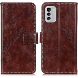 Mobigear Basic Housse Nokia G60 5G Etui Porte-Monnaie - Marron