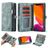CaseMe Luxury Wallet Flip Case Blue iPhone 11 Pro Max