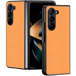 Mobigear Race Coque Samsung Galaxy Z Fold 5 Coque arrière Rigide - Orange
