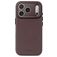 Decoded iPhone 18 Pro Max MagSafe Cuir véritable Coque arrière Antichoc - Chocolat Brown